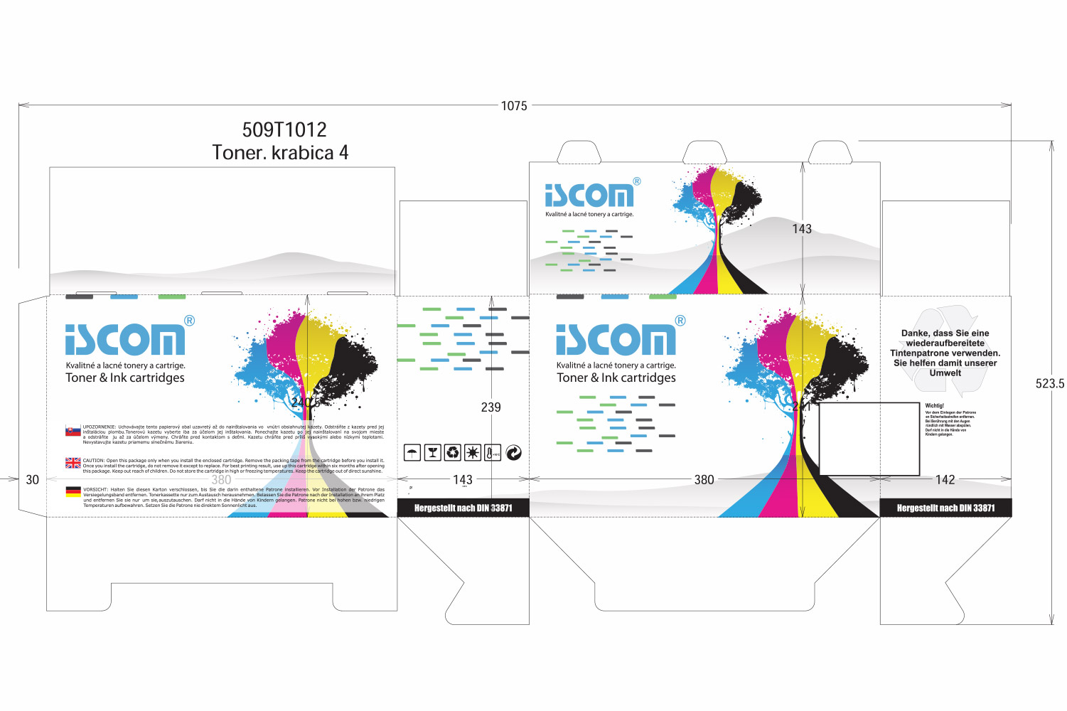 Iscom, corporate identity image