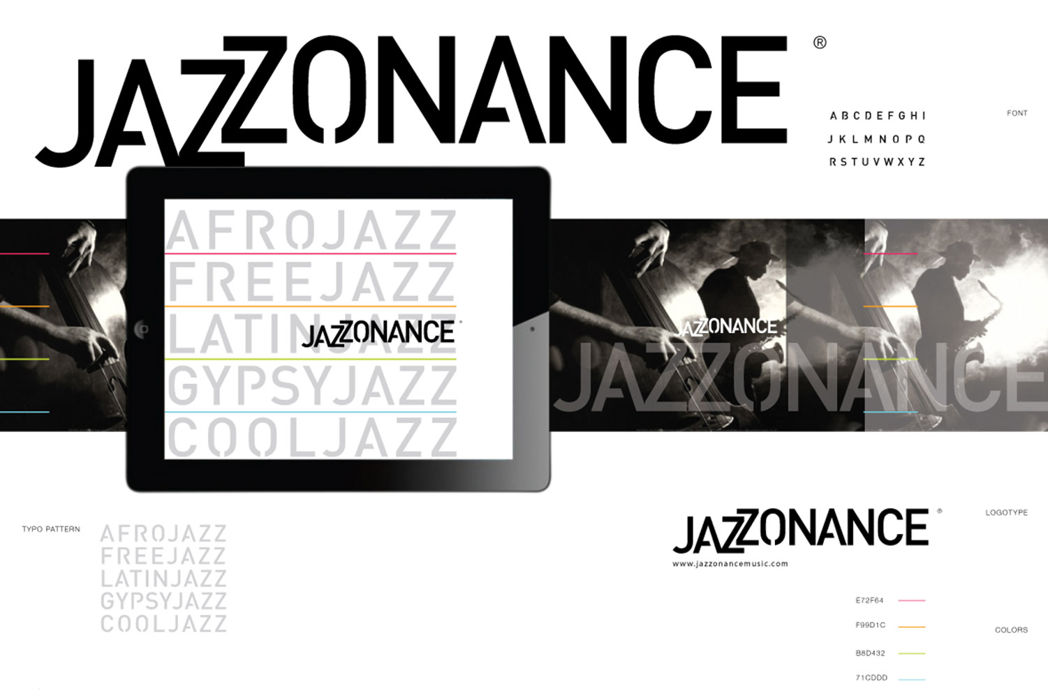 Jazzonance, corporate identity image