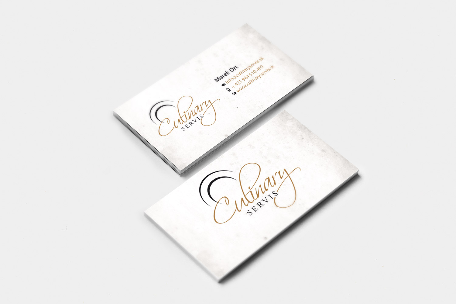 Culinary Servis, web design & business cards
